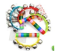 Tambourin À Main Pour Enfants, Instrument De Musique, De Percussion, De Rythme, Offre Spéciale, 60%