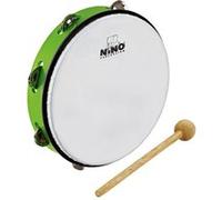 Tambourin ABS 10 à cymbalettes vert - NINO24GG