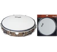 Tambourin Accordéon 10" En Bois