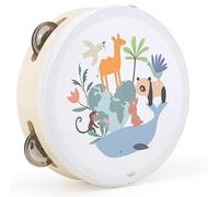 Tambourin animaux du monde sarah betz blanc TU