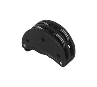 Tambourin de Pied Boîte elliptique noire tambour pied tambourin compagnon main Jingle instruments de Percussion outils(Black 1 Pc)