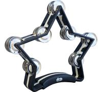 Tambourin En Forme D'Étoile, Noir Par ATLAS Modèle Résistant En ABS, Sans Tête