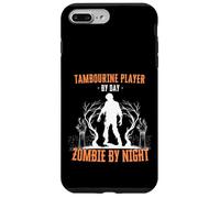 Tambourin Player by Day Zombie by Night Funny Halloween Coque pour iPhone 7 Plus/8 Plus