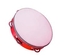 Tambourin tambourin pour, tambourin adulte pour l'église, Instrument de musique percussion débutant, 8 pouces tambourines, instrument de percussion éducatif pour la danse