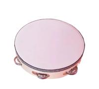 Tambourines pour adultes : tambour à main professionnel de 8 pouces, instrument de percussion d'église | Tamburine faite à la main pour adultes, batterie en bois, outil de rythme musical pour