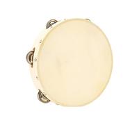 Tambours à percussion portatifs en matériaux naturels - 5 paires de cloches en métal - Outil d'apprentissage musical pour tous les groupes d'âge - Tambour portable pour cours de musique