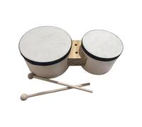 Tambours Bongo pour : jouet musical à percussion, batterie éducative, instrument portable réaliste pour apprendre le rythme | Préscolaires filles débutantes 2-4 ans chambre salle de classe