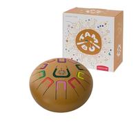 TAMBÚ Tambour de langue en acier. 8 pouces, 11 notes. Handpan. Instrument de percussion métallique (Or)