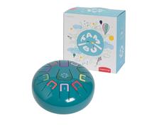 TAMBÚ Tambour de langue en acier. 8 pouces, 11 notes. Handpan. Instrument de percussion métallique (Turquoise)