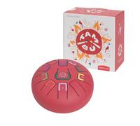 TAMBÚ Tambour en acier 8" 11 notes Handpan Instrument à percussion métallique Rouge mat