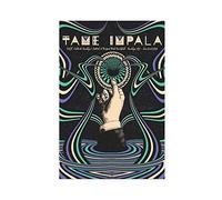 Tame Impala - Couverture de chanteuse rétro classique - Impression sur toile - Décoration murale pour salon, chambre à coucher - Sans cadre : 30 x 45 cm