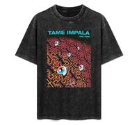 Tame Impala Psycho Rock Band Poster Men T-Shirt Black Unisex Tops Casual Tee XXL