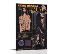 Tame Impala The Slow Rush Décoration murale moderne haute définition pour peintures murales imperméables dans le salon, la chambre, le bureau et la salle de bain 40 x 60 cm