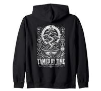 Tamed by Time Wild Grows Small Bonsaï Zen Sweat à Capuche