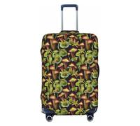 Tamiger Housse de protection élastique universelle pour valise, accessoire de voyage, motif carnivore, Noir , S, Bagage à main