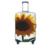 Tamiger Housse de protection universelle pour bagages de voyage Motif tournesols, Noir , XL
