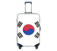 Tamiger Housse de protection universelle pour valise de voyage avec drapeau de la République de Corée, élastique, légère, réutilisable, blanc, S, Organiseur de sac