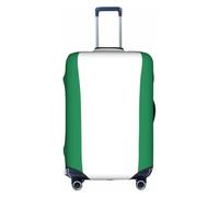 Tamiger Housse de protection universelle pour valise de voyage avec drapeau du Nigeria - Élastique - Légère et réutilisable, blanc, XL, Organiseur de sac