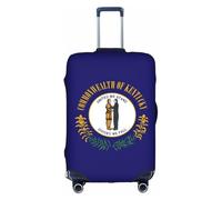 Tamiger Kentucky State Housse de protection universelle pour valise de voyage Motif drapeau de l'État du Kentucky Élastique Léger Réutilisable, blanc, M, Organiseur de sac