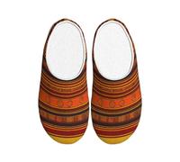 Tamiger Pantoufles pensées imprimées avec motif amérindien pour femmes hommes intérieur et extérieur avec chaussures mignonnes usure respirante