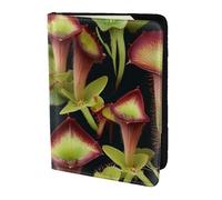 Tamiger Porte-documents de voyage unisexe avec imprimé carnivore de 14 cm pour les vacances et les voyages d'affaires, Noir , Taille unique