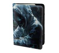 Tamiger Portefeuille unisexe pour passeport et documents de voyage avec impression pirate 14 cm, Noir , Taille unique