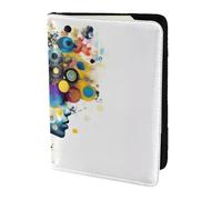 Tamiger Portefeuille unisexe pour passeport et documents de voyage avec intelligence artificielle - 14 cm - Cadeau idéal pour les vacances et les voyages d'affaires, Noir , Taille unique
