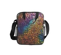 Tamiger Sac à déjeuner isotherme transparent classique imprimé peau de serpent pour le quotidien, le bureau, les voyages, les pique-niques, conteneur alimentaire portable