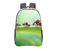 Tamiger Sac à dos transparent avec imprimé coccinelle drôle pour l'école, les voyages, pour garçons et filles, pour ranger des manuels et des cahiers
