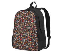 Tamiger Sac unisexe de grande capacité avec imprimé étoile de mer et coquillages, imperméable, léger, pour les escapades en plein air