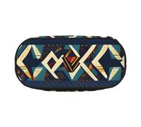 Tamiger Trousse à crayons avec motifs nationaux africains - Pratique - Pour l'école, les étudiants, les garçons et les filles - Utilisation quotidienne, Noir , Taille unique, Organiseur de sac