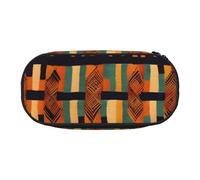 Tamiger Trousse à crayons classique africaine avec impression tissée, pratique pour l'école, les étudiants, les garçons et les filles, utilisation quotidienne, Noir , Taille unique, Organiseur de sac
