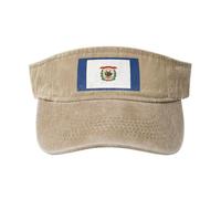 Tamiger West Virginia State Flag Print Outdoor Activities Washed Baseball Cap Vintage Classic Fashion Hat for Sports, naturel, Taille unique