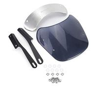 Taming de moto universel CheoTime, carénage avant ABS pour les phares de 5 à 7 pouces de conception rétro Déflecteur universel ajustement pour les vélos de tournée de croisière