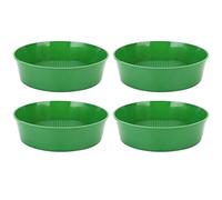 Tamion de Jardinage Outil de Filtre à Mailles en Plastique Durable Essentiel pour Les Pierres de Tamis Sable Plantes succulentes Jardin Plantation Verte 20,6x20,6x5,5 cm 4pcs