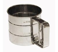 Tamis à farine 10,5 x 9,5 cm acier inoxydable - Baumalu - Argent - Inox Argent G