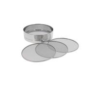 De Buyer - Tamis inox 4 mailles interchangeables 0,5/1/2/3 mm - Ø21 cm - Hauteur 6 cm - Gris