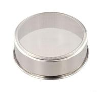 Tamis à farine en acier inoxydable 40 mesh, passoire de cuisine ronde en acier inoxydable 304 pour farine, levure chimique, sucre et 10/12/15/18/20 cm de diamètre (B)