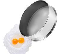 Tamis à farine en acier inoxydable à mailles fines - Tamis de cuisine 80 mailles - Tamis à farine professionnel pour des résultats de cuisson précis