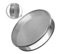 Tamis à farine en acier inoxydable, passoire à huile pour la cuisine, 40 cm, tamis à farine ronde pour la cuisson des gâteaux