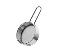 Tamis à farine en maille, tamis à farine en acier inoxydable, tamis à farine à main, mini petit égouttoir pour la cuisson, tamis à farine à long manche (acier inoxydable)