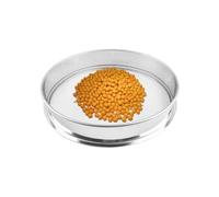 Tamis à farine et test en acier inoxydable à mailles fines 0,6 mm 30 cm de diamètre Parfait pour la cuisine et l'utilisation en laboratoire Maille 0,003-12,5 mm