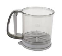 Tamis à farine portatif, tasse à Double couche, filtre à maille, passoire avec couvercle pour fournitures de cuisine, outils de cuisson