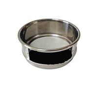 Tamis à farine standard de laboratoire, diamètre extérieur 8 cm, diamètre intérieur 7,5 cm, ouverture 0,03-0,3 mm, tamis d'inspection d'échantillons en acier inoxydable, 1 pièce(0.088mm)