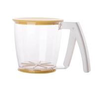 Tamis à farine Tamis à farine en plastique avec couvercle, ustensile de cuisine for pâtisserie