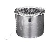 tamis à farine, Tamis à farine filtrant les aliments, ustensile de cuisine à mailles fines, sac d'assaisonnement for marmite chaude, en acier inoxydable, séparation des scories, saumure(14cm)