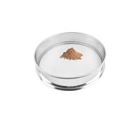Tamis à farine, tamis à mailles fines, Tamis en acier inoxydable à mailles argentées, diamètre 0,003 mm 12,5, 15 40 cm, for laboratoire et cuisine(Mesh 0.04mm)