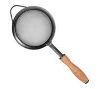 Tamis à maille fin - tamis durable avec poignée confortable, passoire de cuisson la | Filtre pour le drain souche Rinse farine Rice Quinoa Thé Oeuf Jui d'oeufs Pâches préparation, Rim fonctionnel