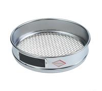 Tamis à mailles en acier inoxydable de 20 cm pour sable et cadre chromé robuste (4 mailles)