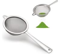 Tamis à matcha | Passoire à thé | Maille très fine | Acier inoxydable | Élimine les grumeaux de poudre de thé vert matcha